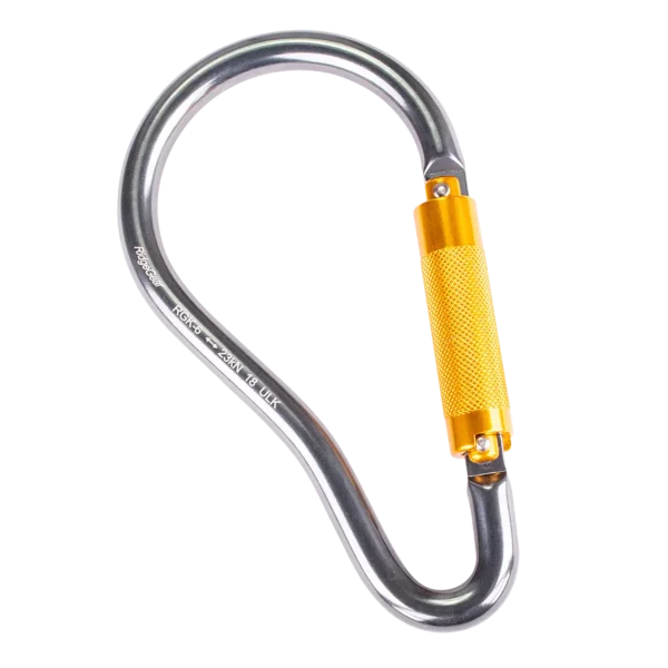 RGK6 54mm Aluminium Twistlock Scaffold Karabiner with Captive Pin
