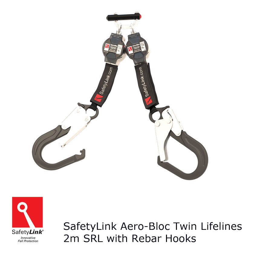 AERO-BLOC SELF RETRACTING LIFELINE Scaffold Hooks