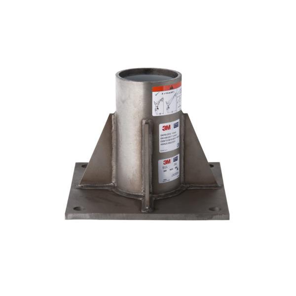 3M™ DBI-SALA® Confined Space, Floor mount Base HC Stainless Steel, 8000096