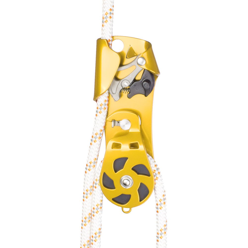 Heightec HURRICANE rope grab w pulley, alloy