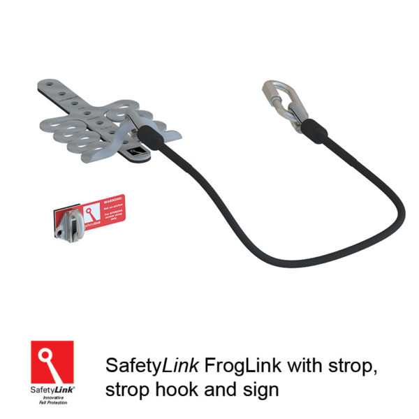 FROGLINK WITH STROP - SAFETYLINK SURFACE MOUNTED ROOF ANCHOR