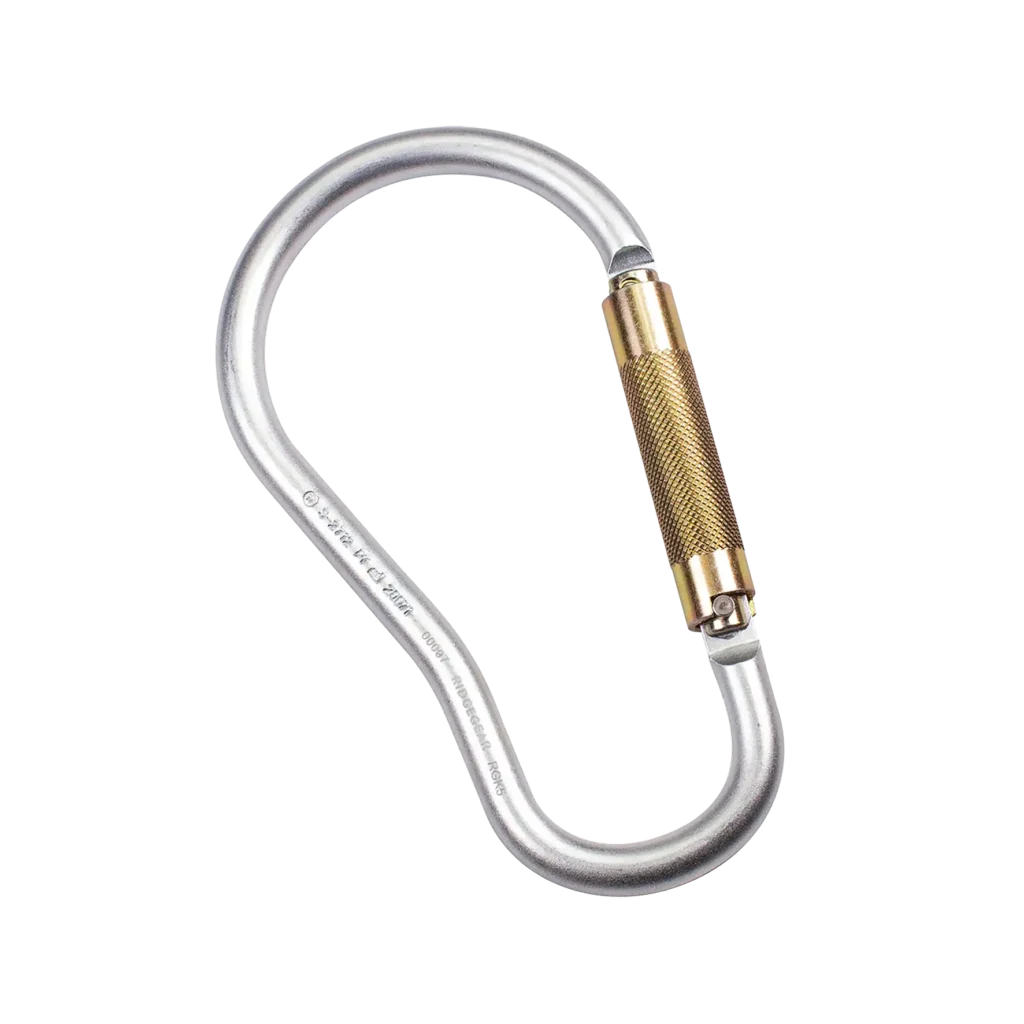 RGK5 56mm Steel Twistlock Scaffold Karabiner with Captive Pin