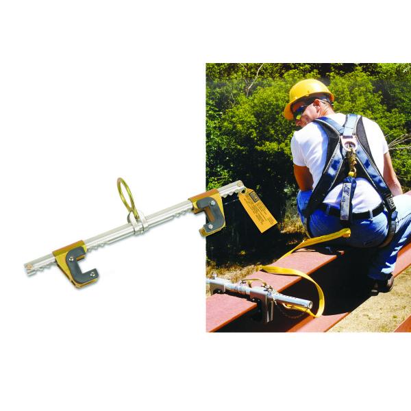3M™ DBI-SALA® Glyder™ Sliding Beam Anchor 2104700, Silver, 3-1/2 in. to 14 in. wide I-beams (9-35.5cm) up to 1-1/4" thick (3.2cm)