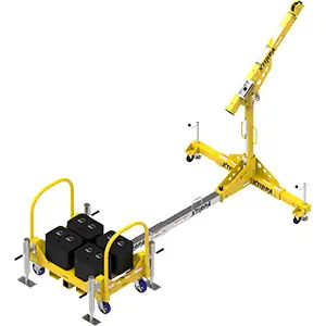 IN-2525 XTIRPA COUNTERWEIGHT WHEELED TROLLEY