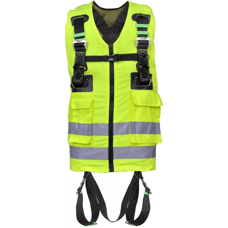 REFLEX 1, FULL BODY HARNESS WITH YELLOW HIGH VISIBILITY WORK VEST REFERENCE : FA1030200