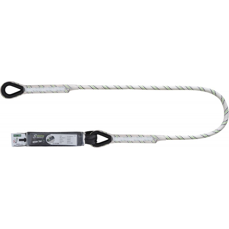 ENERGY ABSORBING KERNMANTLE ROPE LANYARD 1.80 MTR REFERENCE : FA3050020