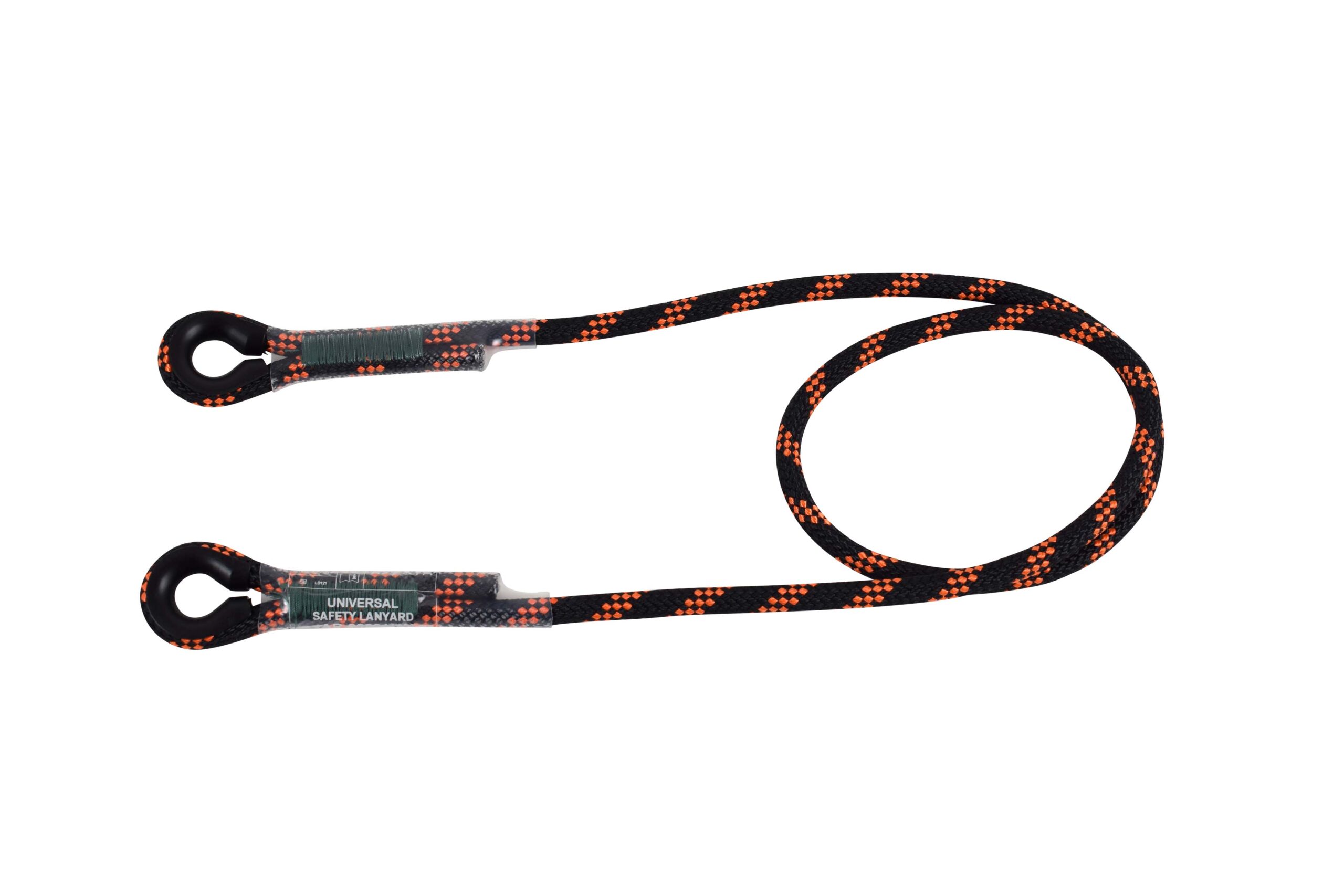 Fixed Length Rope Lanyard with carabiners - AR-02801/05 - 0.5m