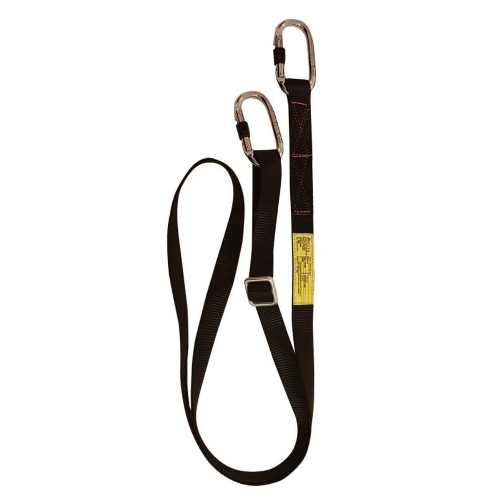 Restraint Lanyard - Adjustable Webbing - ARESTA MEWP AR-02024/1.0 - 1m