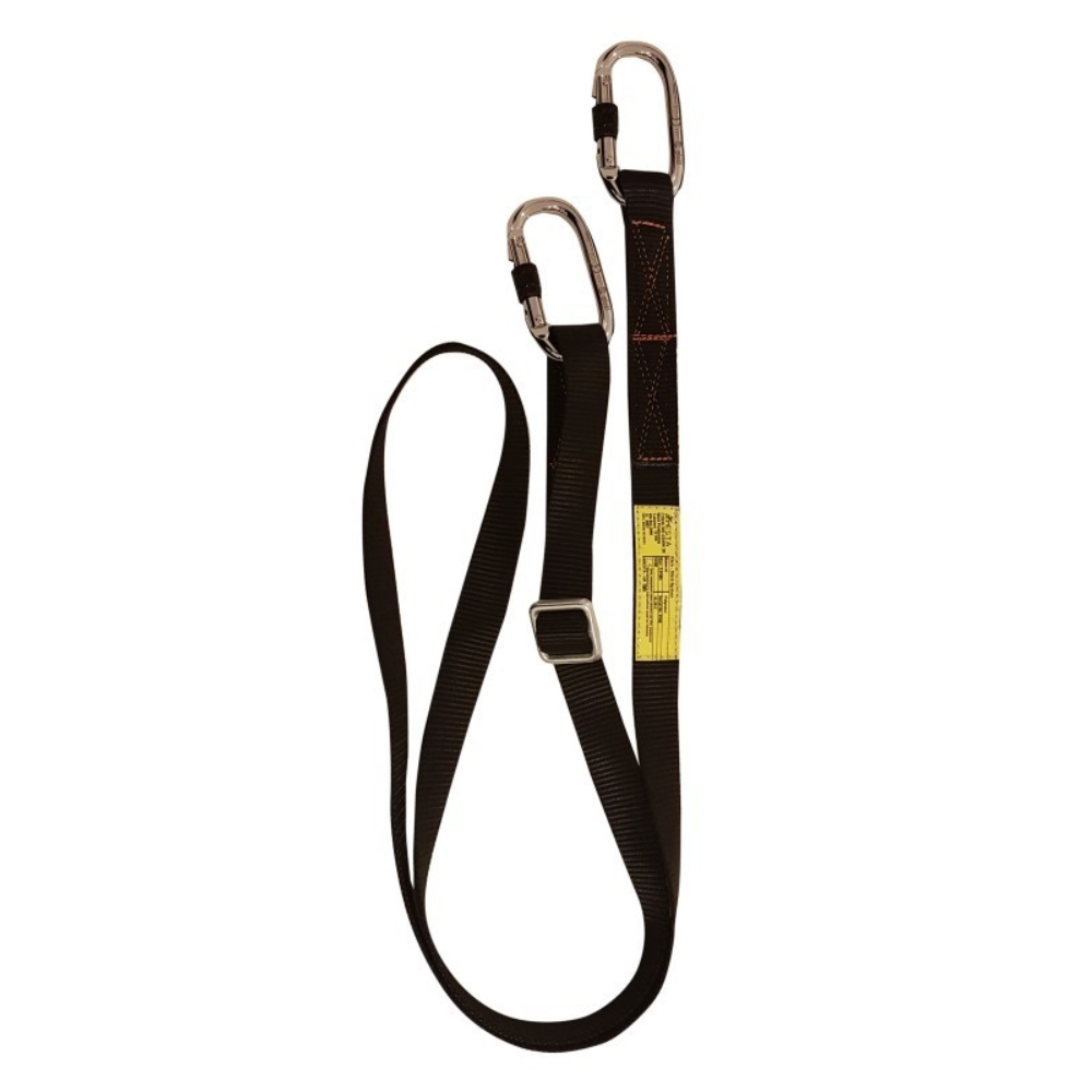 Restraint Lanyard - Adjustable Webbing - ARESTA MEWP AR-02404/1.5 - 1.5m